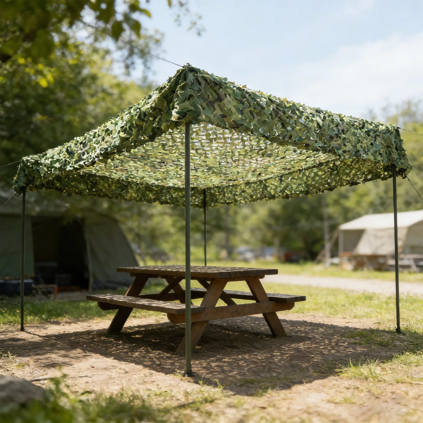 8*8m Military Net Camouflage Hunting Woodland Army Training Sunshade Mesh Nets Waterproof & Lightweight for Hunting, Camping