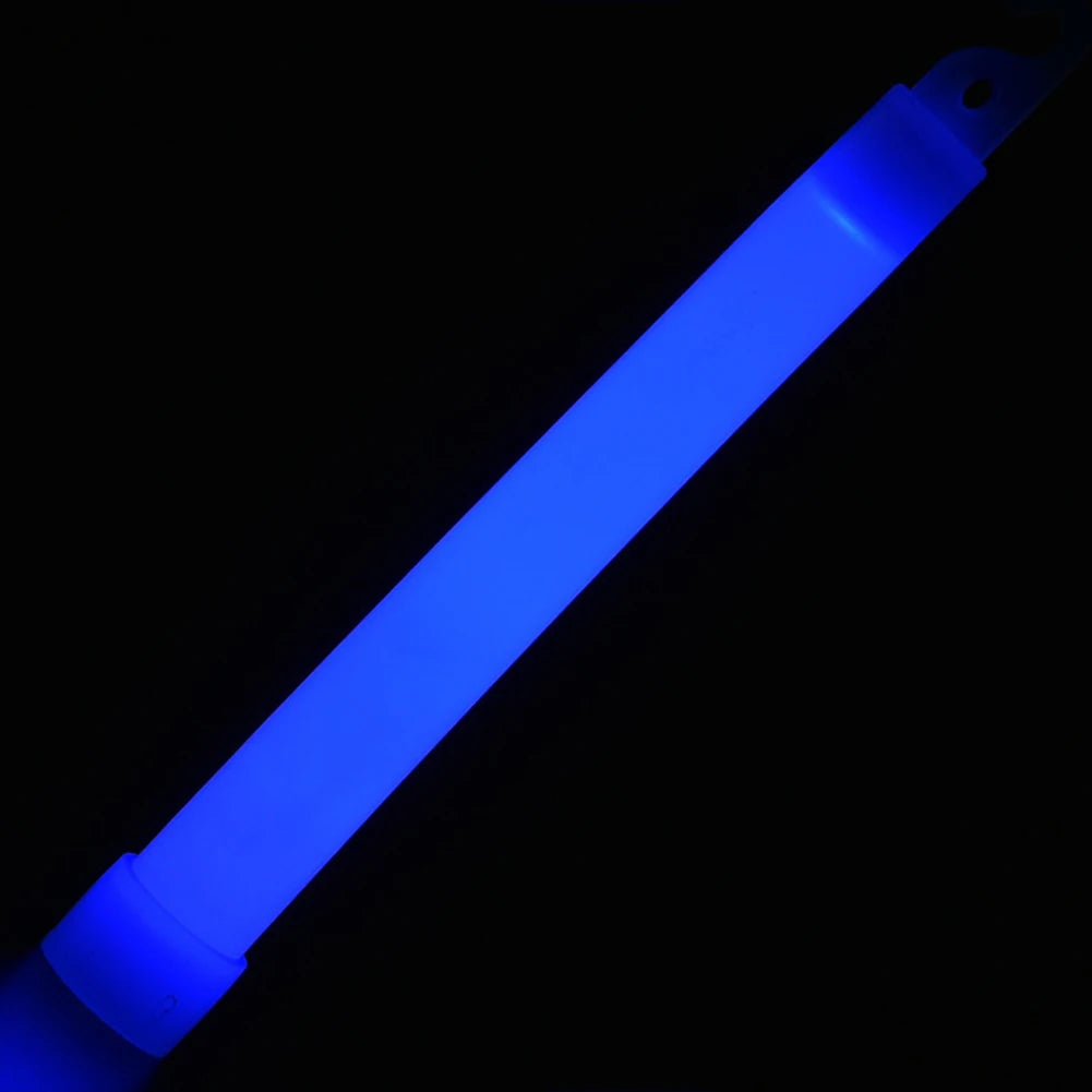 10pcs Glow Light Sticks Waterproof  Hiking Camping Equipment 6 Inch Outdoor Emergency Glow Sticks with Hook