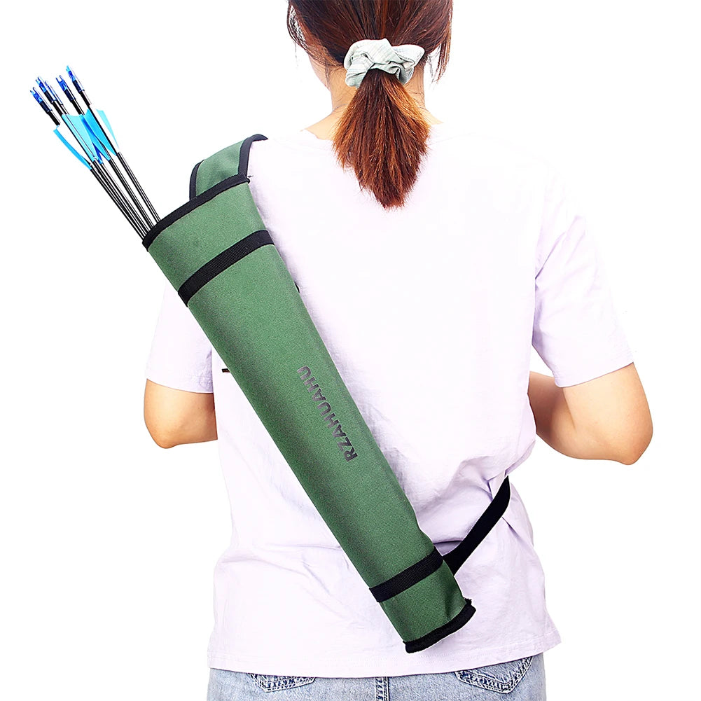 Archery Arrow Quiver Adjustable Archery Arrow Quiver Holder Waist Hanged Carry Bag for Bow Hunting and Target Practicing