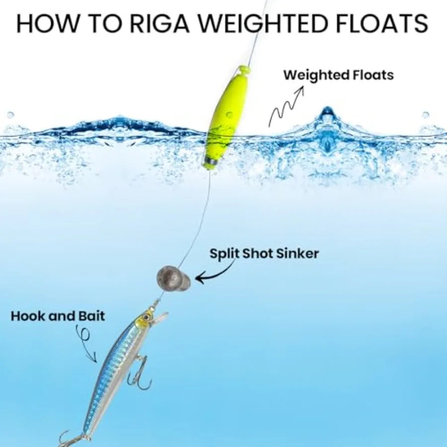 Fishing Bobbers Floats Set Weighted Foam Snap on Float for Catfish Fishing Push Button Spring Fishing Floats Assortment in Mult