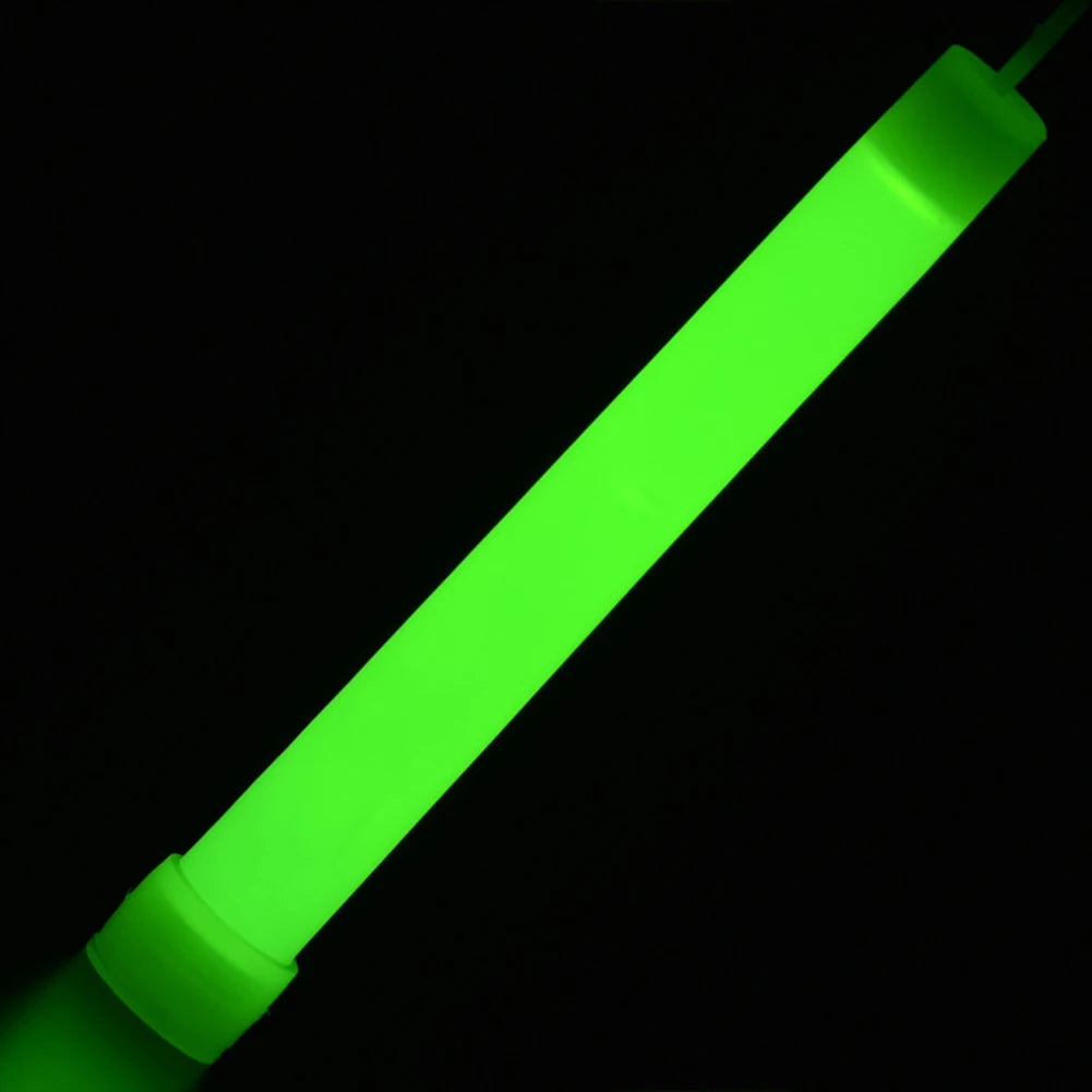 10pcs Glow Light Sticks Waterproof  Hiking Camping Equipment 6 Inch Outdoor Emergency Glow Sticks with Hook