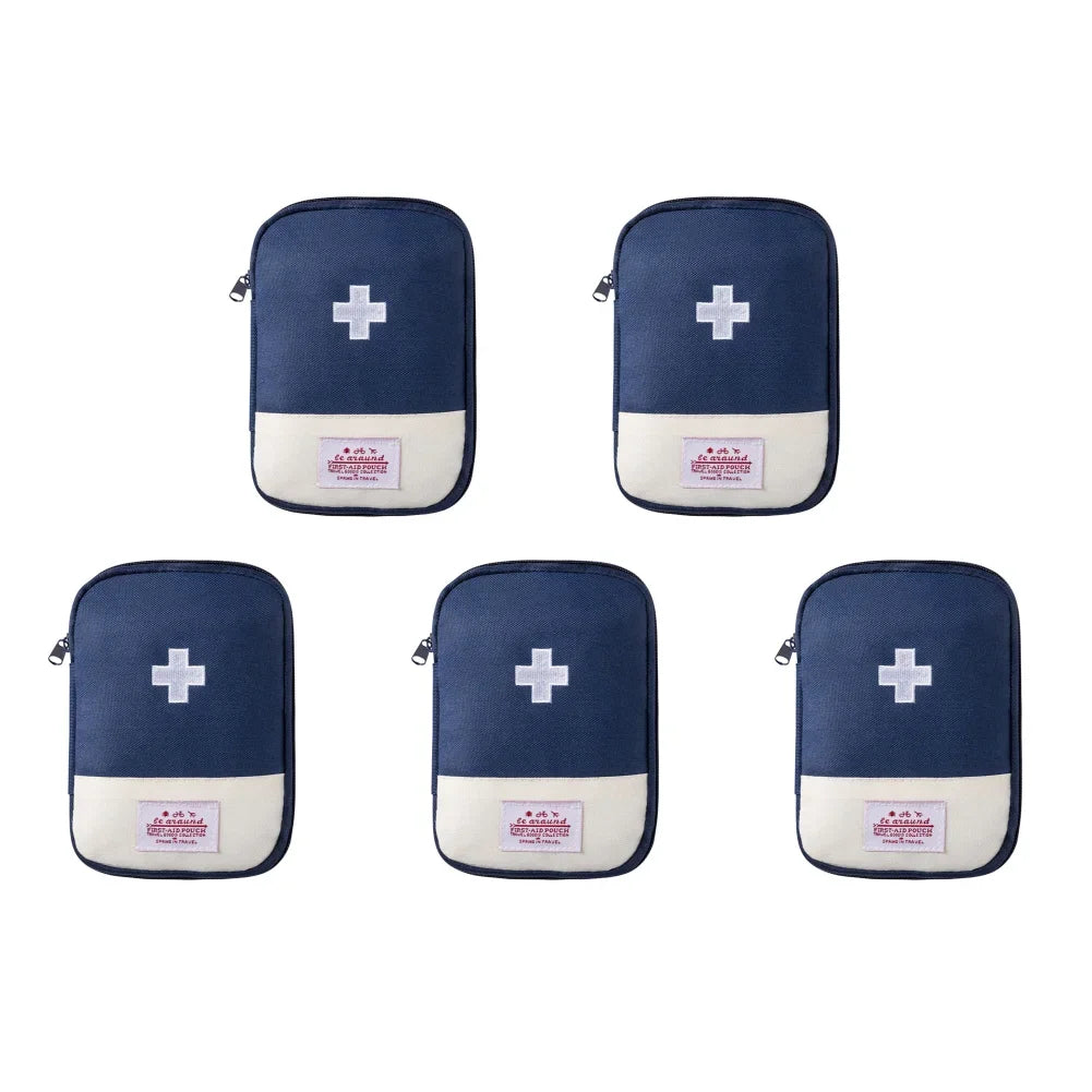Mini First Aid Bag Empty Small Emergency Medicine Storage Bag First Aid Kit Bag for Outdoor Camping Hiking Home Travel Emergency