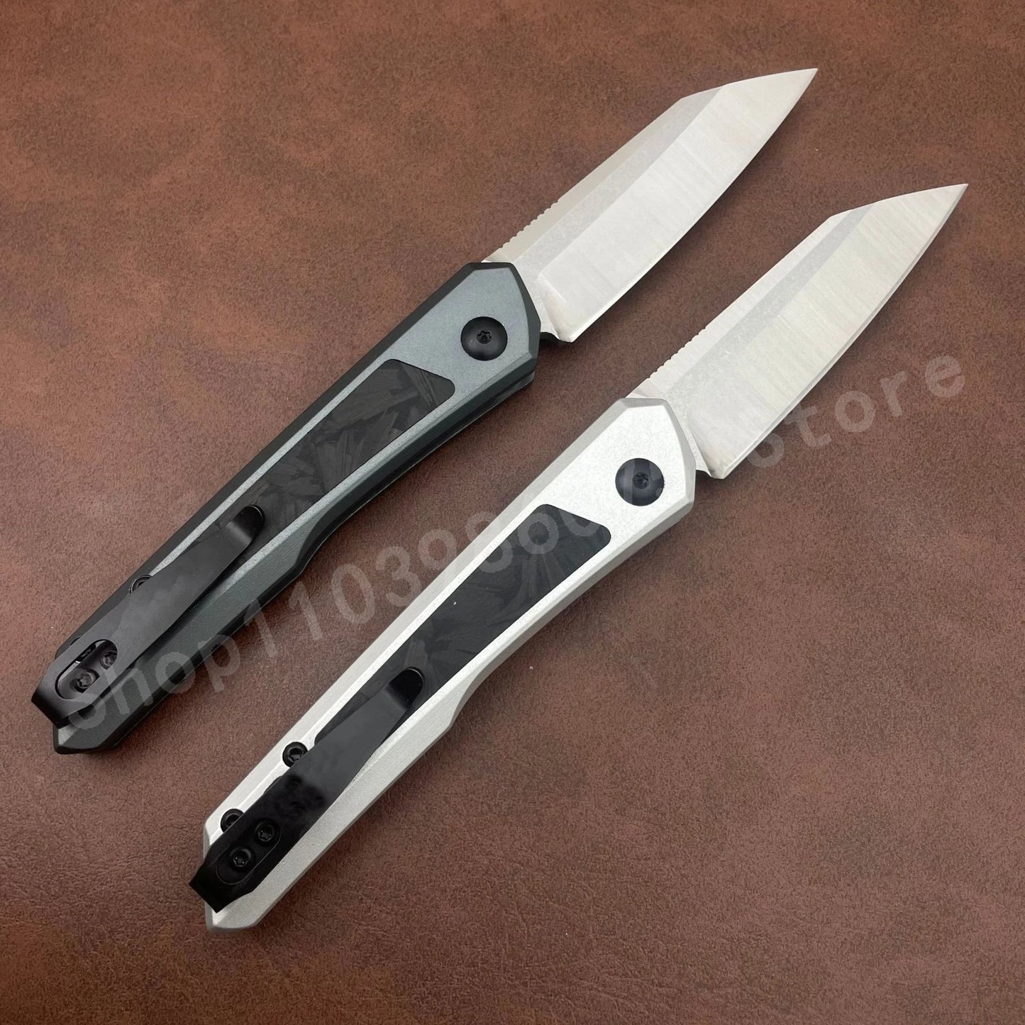 KS 7050 High-Quality Pocket Knife D2 Blade T6 Aluminum Frame Embedded with Carbon Fiber Handle Sharp for Outdoor Camping Use