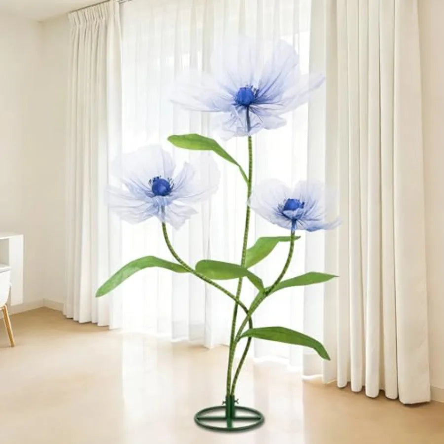 5.6 Feet Large Paper Artificial Flowers Giant Flowers for Decoration Indoor/Outdoor Giant Paper Flowers for Garden Wedding Hote