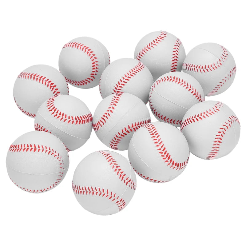 12Pack Baseball Foam Softball 9Inch Adult Youth Training Sporting Batting Ball For Game Pitching Catching Training