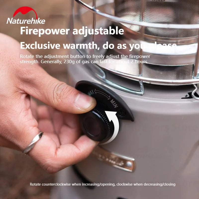 Naturehike Heating Burner 2700W Power Ultralight Portable Winter Outdoor Cooking Tank Stove Camp Accessary Multi-purpose Furnace