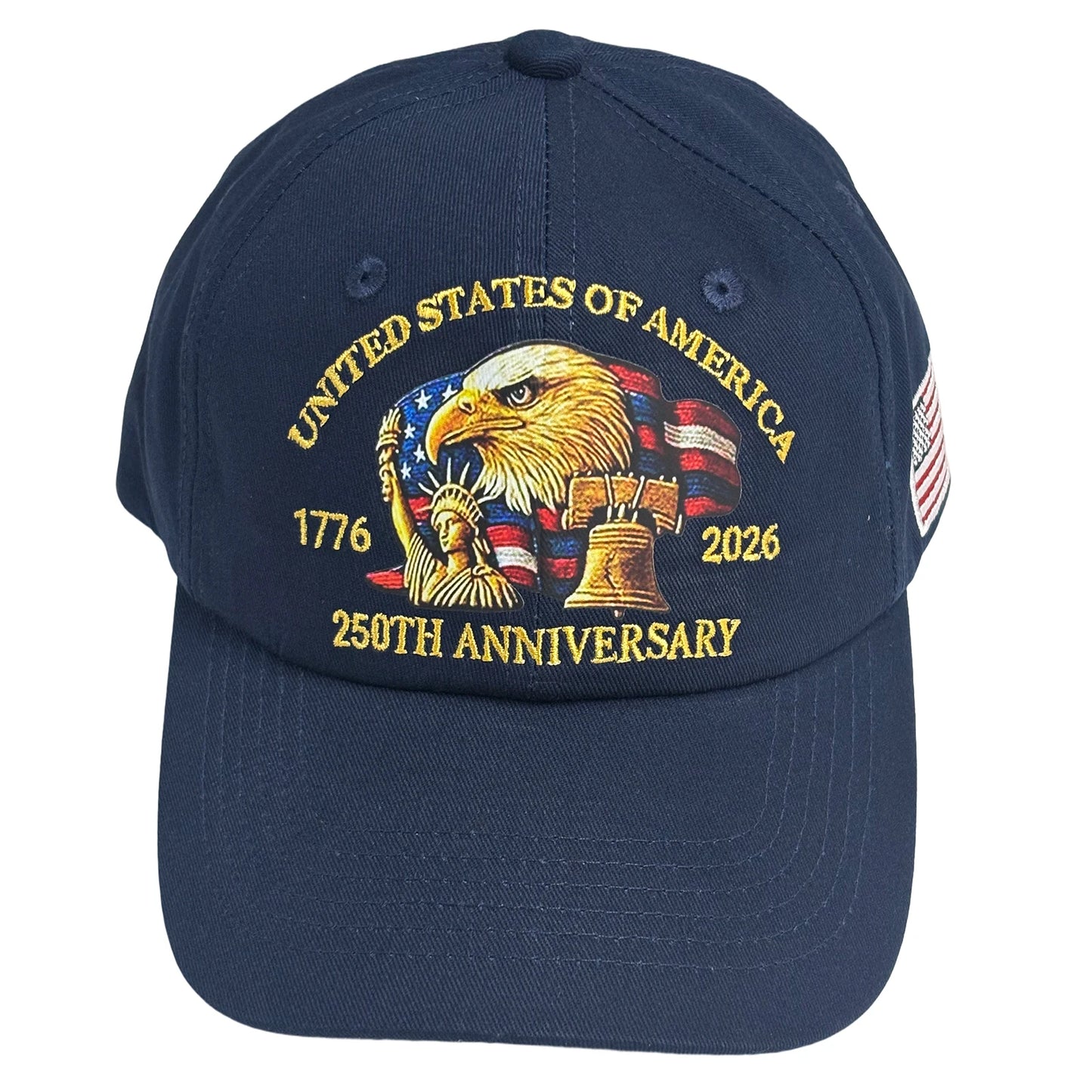 US 250th Anniversary Cap Adjustable Retro Washed Patriotic Cap US 250th Anniversary Tribute Hat for Men Women