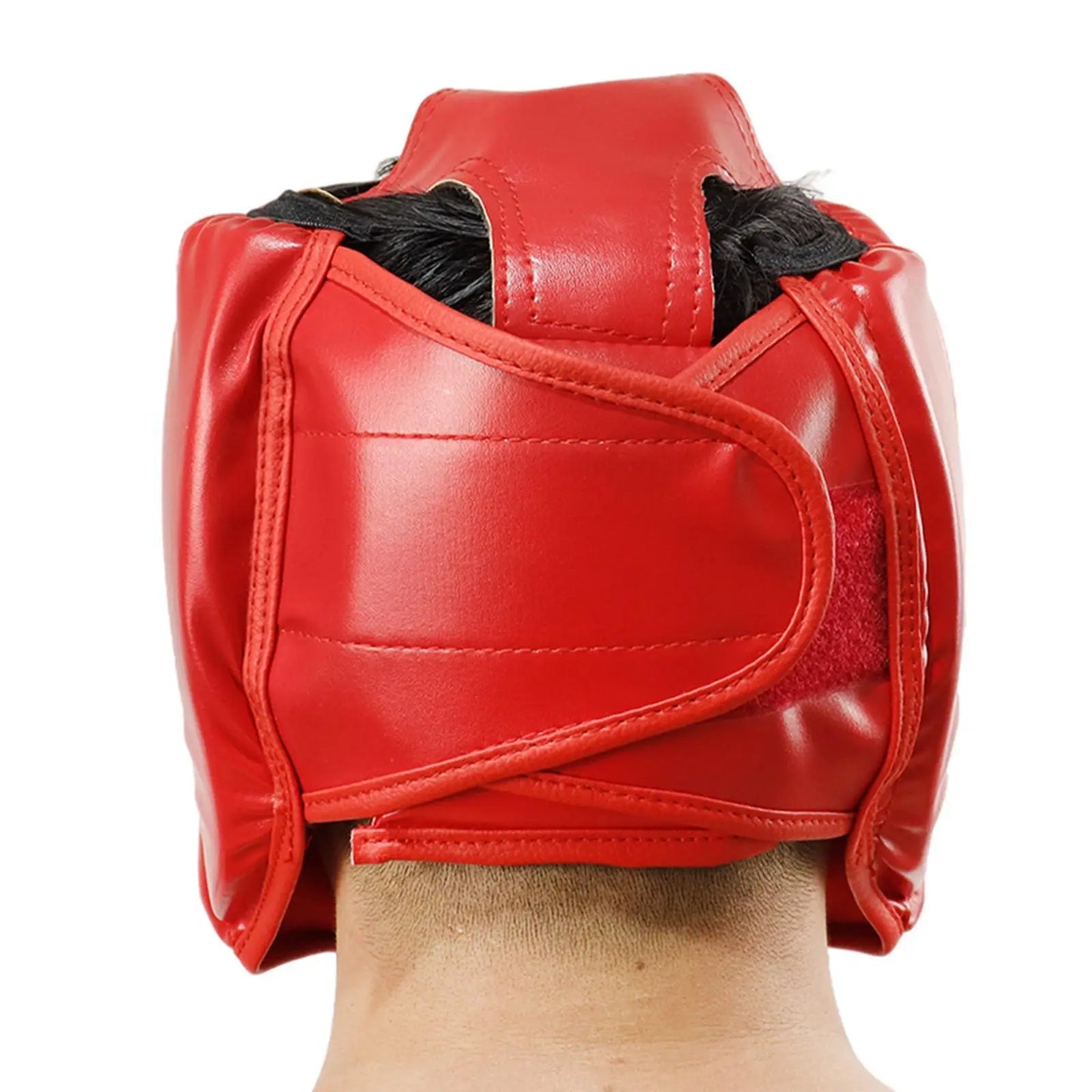 Head Guard Boxing Sparring Head Protector Mma Head Face  58 to 66CM Black