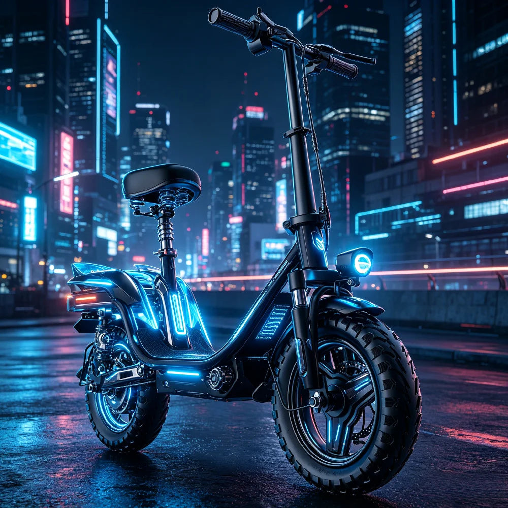 UL2849 Certified Compact 750W 14 Inch Electric Bike,Adjustable Front Brake Seat,45° Climbing City Commuter Ebike Local Shipping