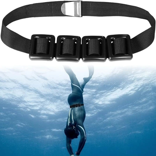 1lb/ 0.5kg Lead Dive Free Rig Weights Diving Weight Belt Coated Dive Weights with Nylon Belt for Spearfishing Diving Accessories