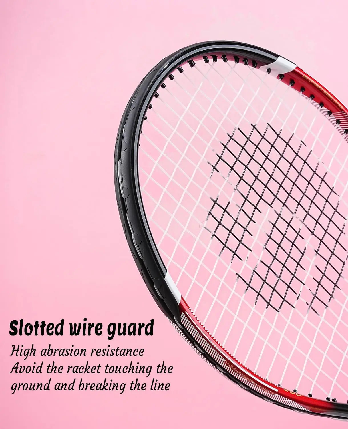 27 Inch Tennis Racket Set for Adults - 2 Player Kit with 3 Balls, Grips & Dampers
