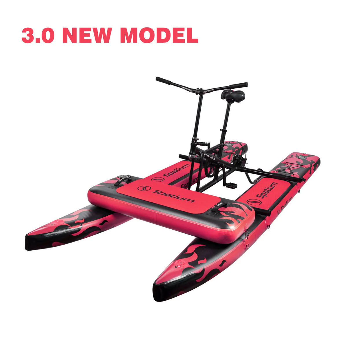 Spatium Water Bikes for Lake Inflatable Water Bike 3.0 Adult Inflatable Pontoon Water Bicycle  3-bladed Propeller Water Bike