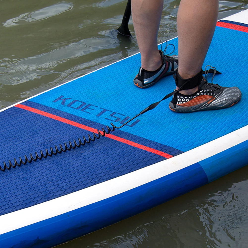 Sup Board Foot Leg Rope Practical Surfing Stand UP Paddle Board Ankle Leash Elastic Surfboard Safety Foot Rope Accessories