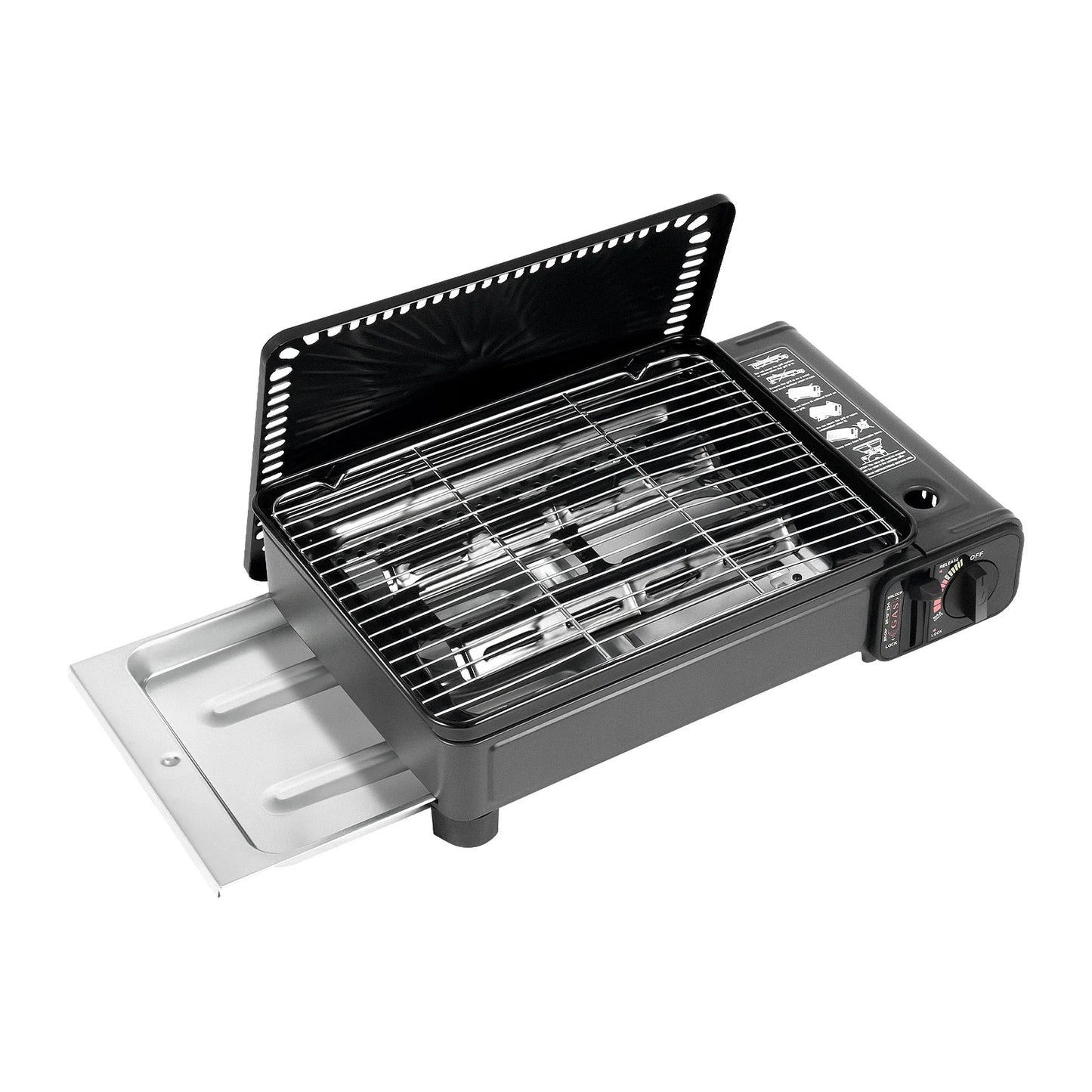 Portable Camping Grill Gas Stove Butane Gas Stove For Camping, Traveling, Trekking  0.25-0.3mpa 41.5*28*11cm