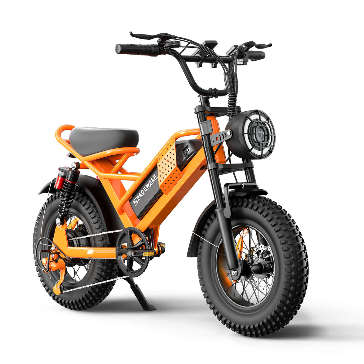 Spacewalk 1500W Fat Tire Electric Bike for Adults, 16' X 4.0' All Terrain Ebike with 720Wh Removable Battery, 70 Miles Range, Dual Suspension, UL2849 Certified Electric Bicycle