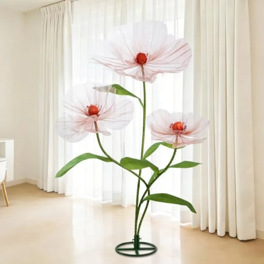 5.6 Feet Large Paper Artificial Flowers Giant Flowers for Decoration Indoor/Outdoor Giant Paper Flowers for Garden Wedding Hote