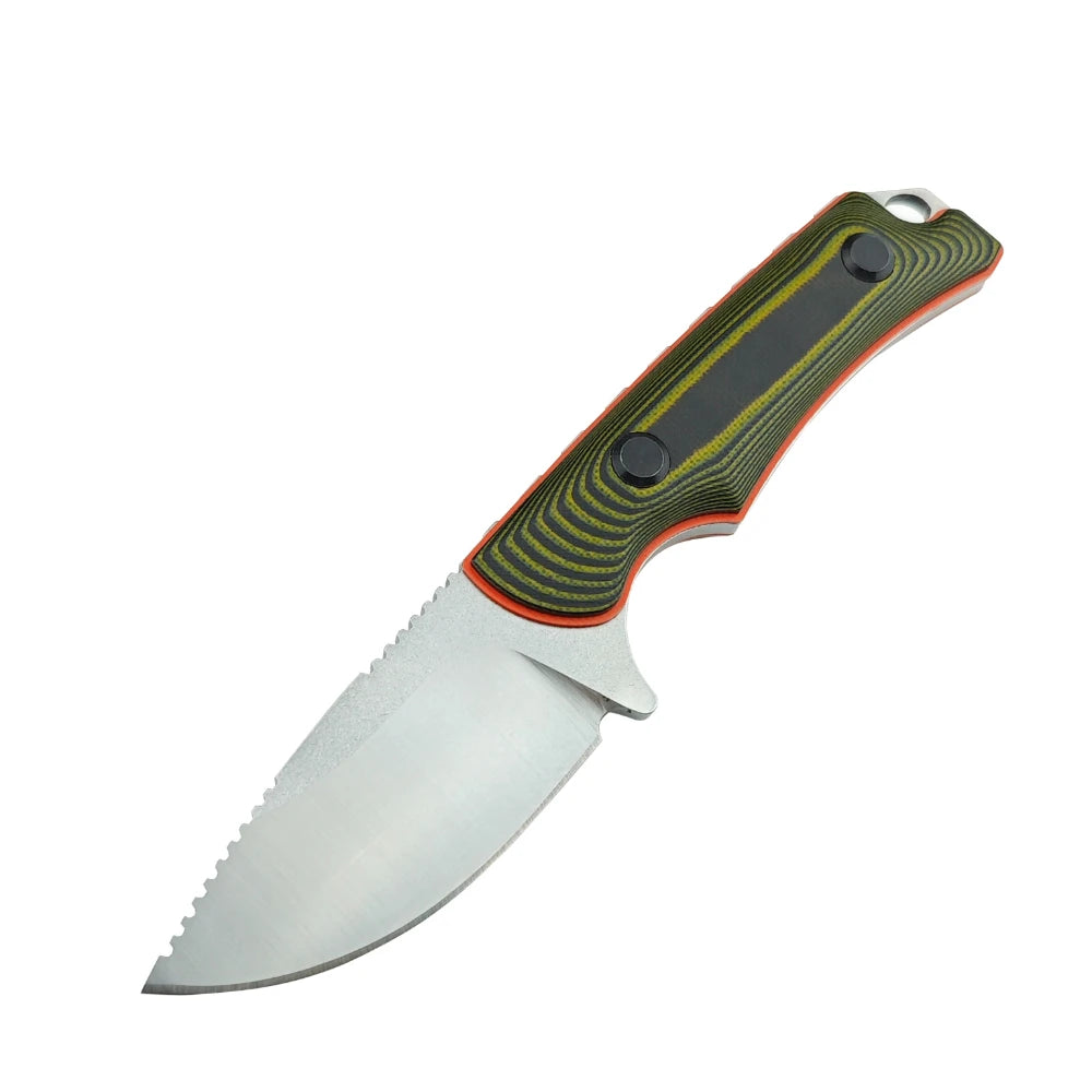 High-quality BM 15017 with K Sheath Straight Knives Fishing Hiking Knives Multi-function Tool EDC Outdoor Camping Cutting Knives