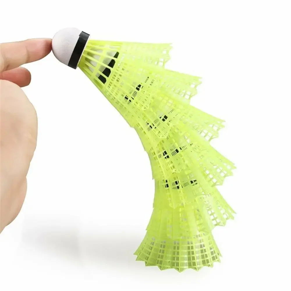 6/12PCS Green Badminton Balls Portable Badminton Travel Out Products Sport Training Nylon Shuttlecock Outdoor Supplies