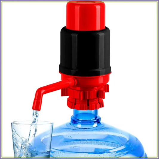 Manual Water Pump for 5 Gallon Jug – Non-Electric Dispenser, Universal Hand Pump with 3 Tubes, 53mm Adapter, BPA-Free