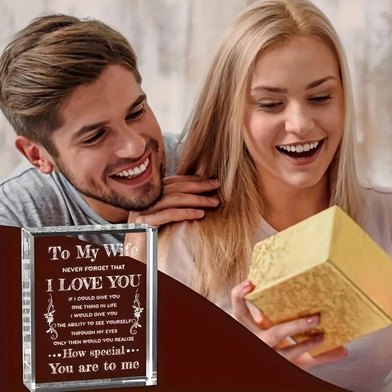 1pc, 2D Gifts For Wife I Love You Gifts For Her From Husband Best Anniversary Birthday Wife Gift Ideas Romantic To My Wife
