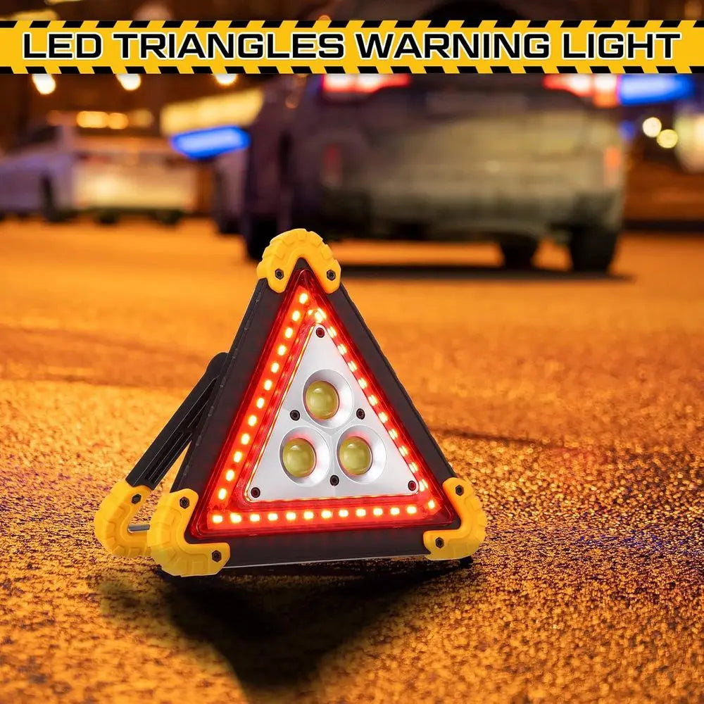Huquary LED Ency Warning e, Rechargeable Portable lashing LED Warning e Light with 4 es, Saety Hazard Light or Car Truck RV Vehi