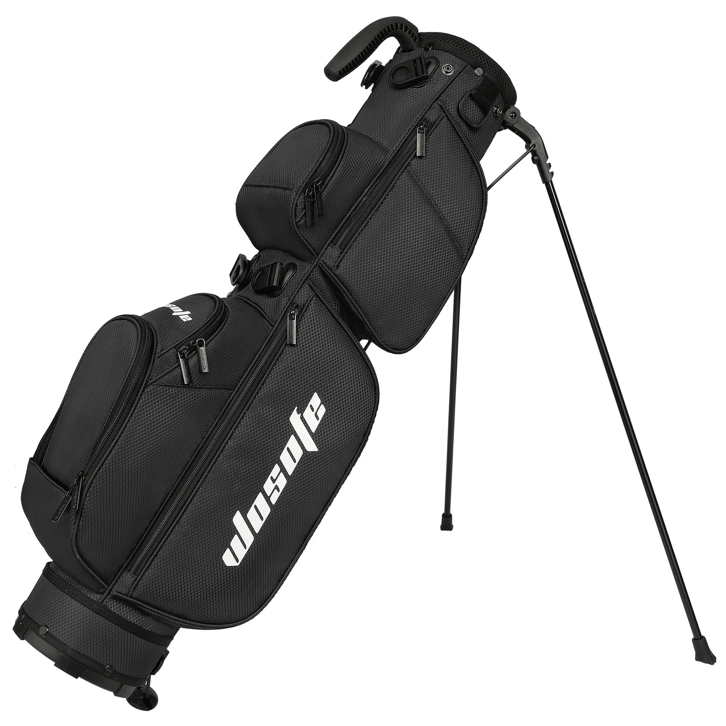 Lightweight Golf Stand Bag - 3-Way Dividers, Fits 5-9 Clubs - Small Sunday Bag for Men & Women, Par 3, Driving Range & Executive