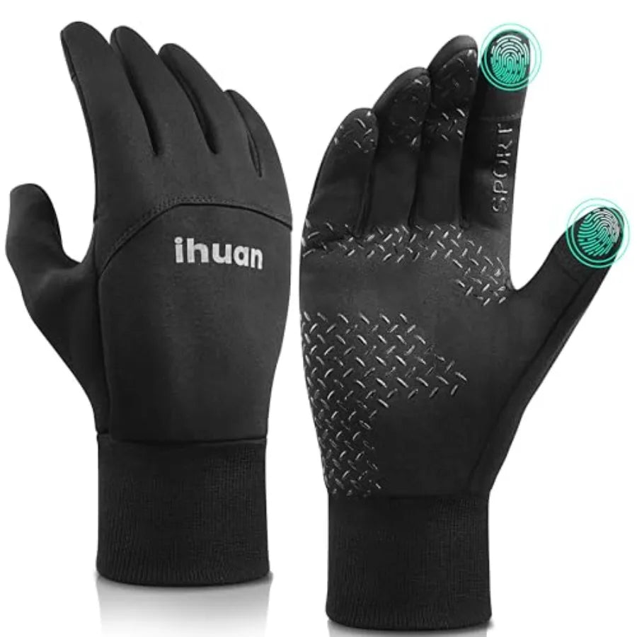 Winter Waterproof Gloves for Men Women Warm Running Cycling Snow Ski Gloves for Cold Weather, Thermal Windproof Material and To