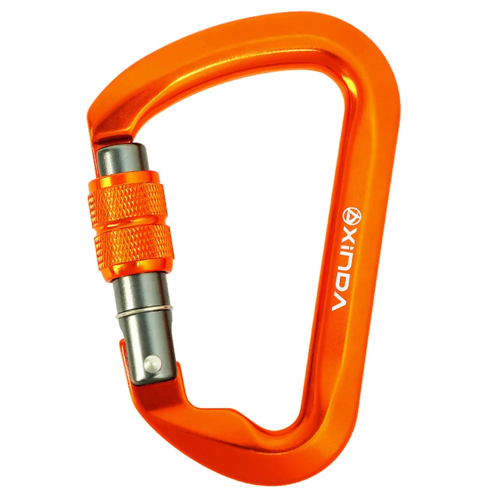 30kN Climbing Carabiner Heavy Duty Rock Climbing Carabiner Mountain Caribiniers for Climbing Mountaineering Rappelling Camping