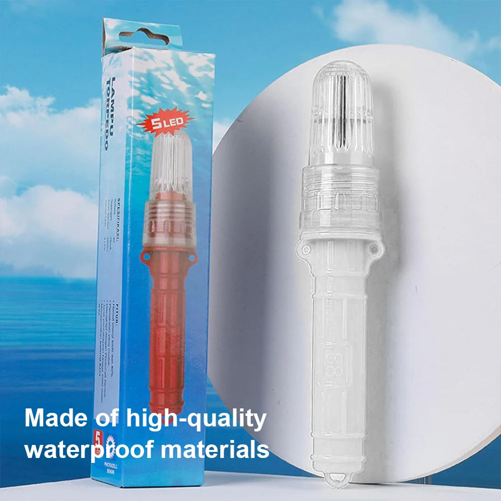 Boat Flares Waterproof Emergency Signal for Navigation Marine Safety (White)