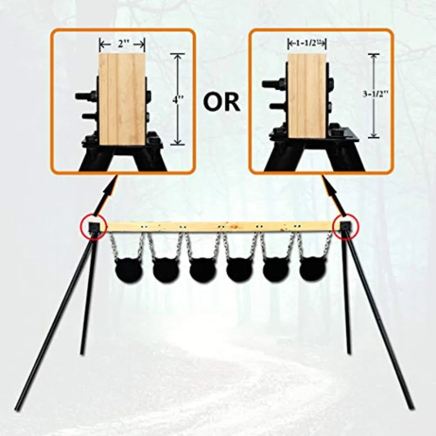 Durable Steel Target Stand Designed for AR500 Shooting Targets with HeavyDuty Construction and Stable Base for Outdoor Range Us