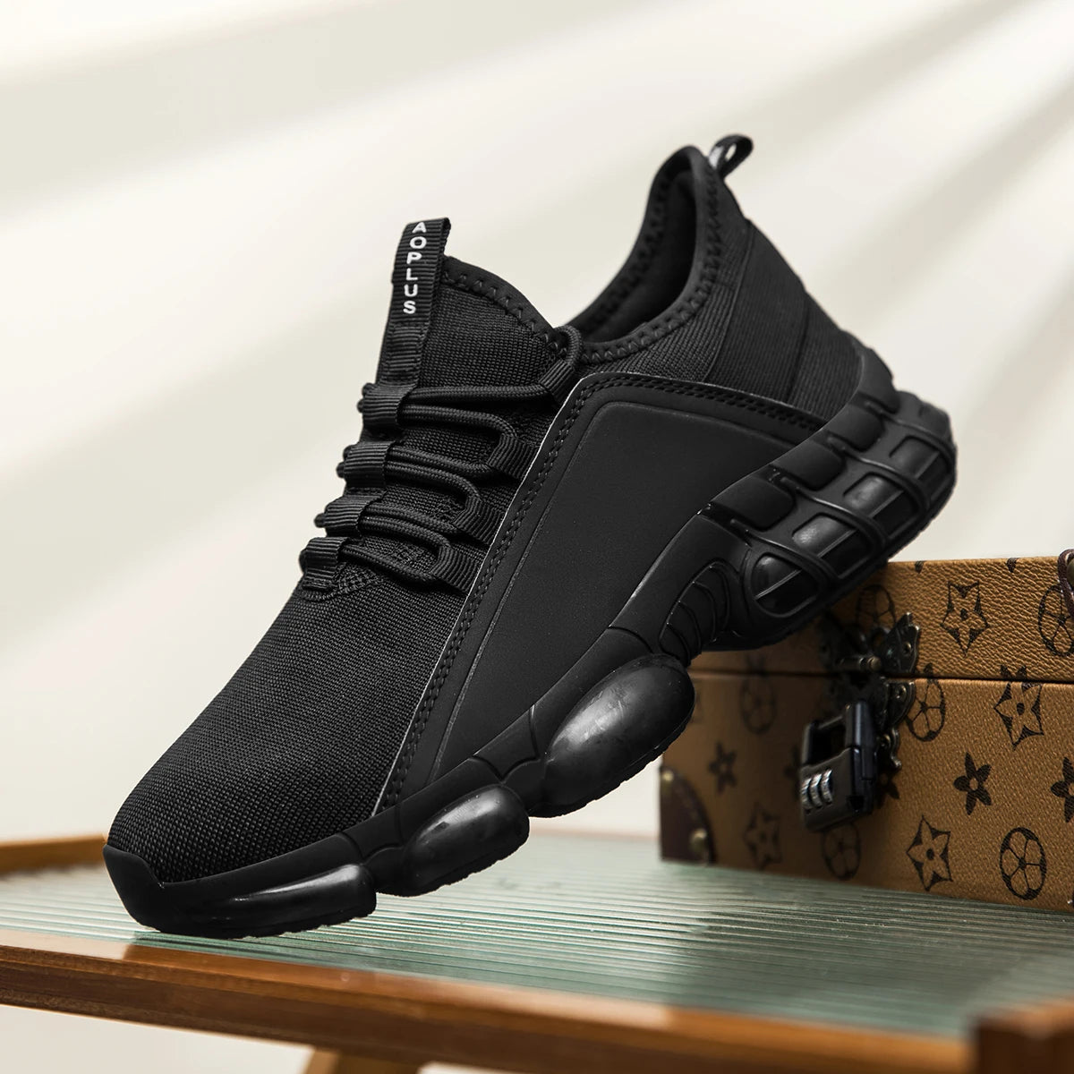 Four-season men's casual sports shoes, running shoes, anti-slip, wear-resistant and comfortable men's basketball shoes