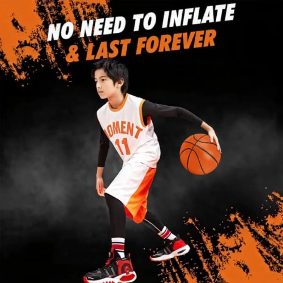 Silent Basketball Size 5 27.5 Not Vacuum Shipped 2025 Upgraded Airless Soft Foam Ball for Quiet Dribbling and Indoor Training R