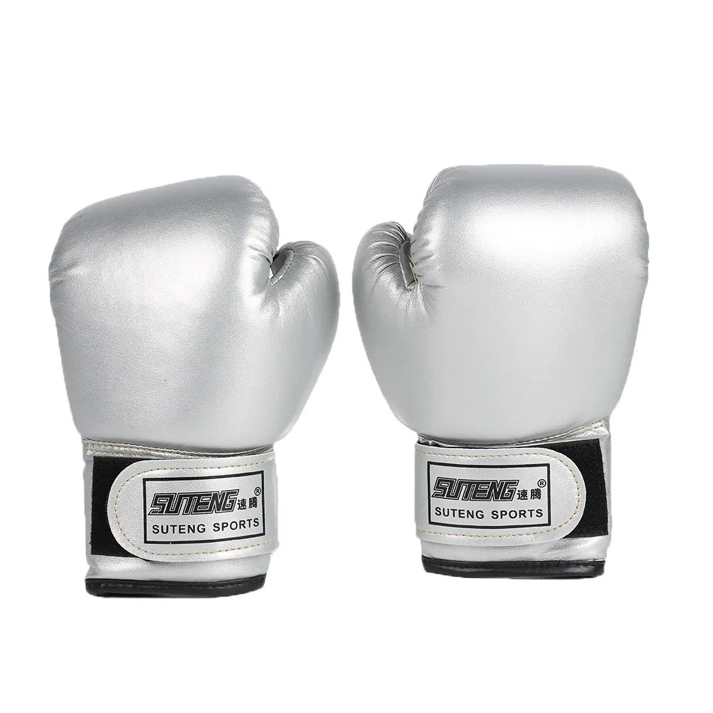 2PCS Kids Boxing Gloves Children Punch Training Sparring Kickboxing Fighting Fitness Mitts Hitting Hand Protector for Boys Girls