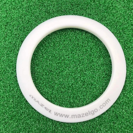 MAZEL Golf Putting Cup/Ring for Training Aid Indoor & Outdoor - All-Direction Practice Hole Putting Accuracy Trainer