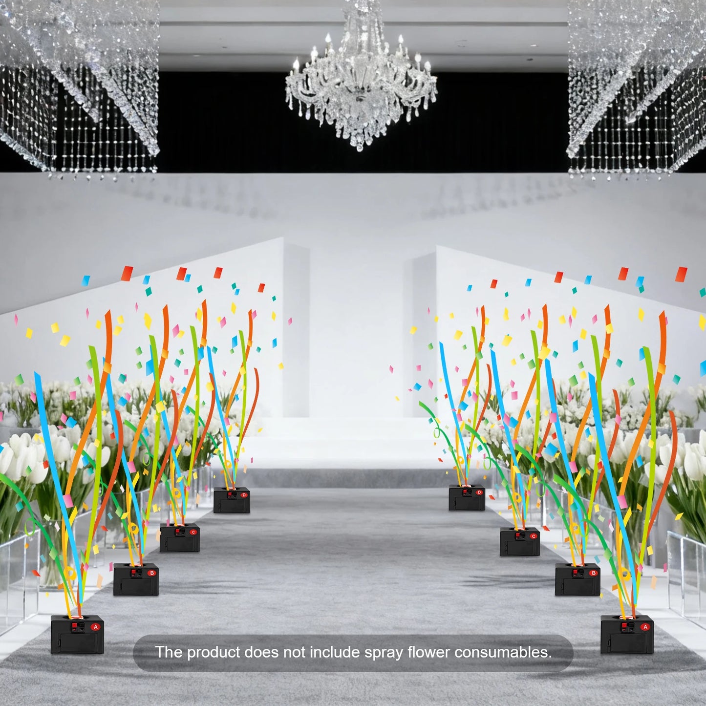 Cold Spark Firework Machine Wedding Equipment Remote-controlled Electronic Sparkler for Wedding Parties
