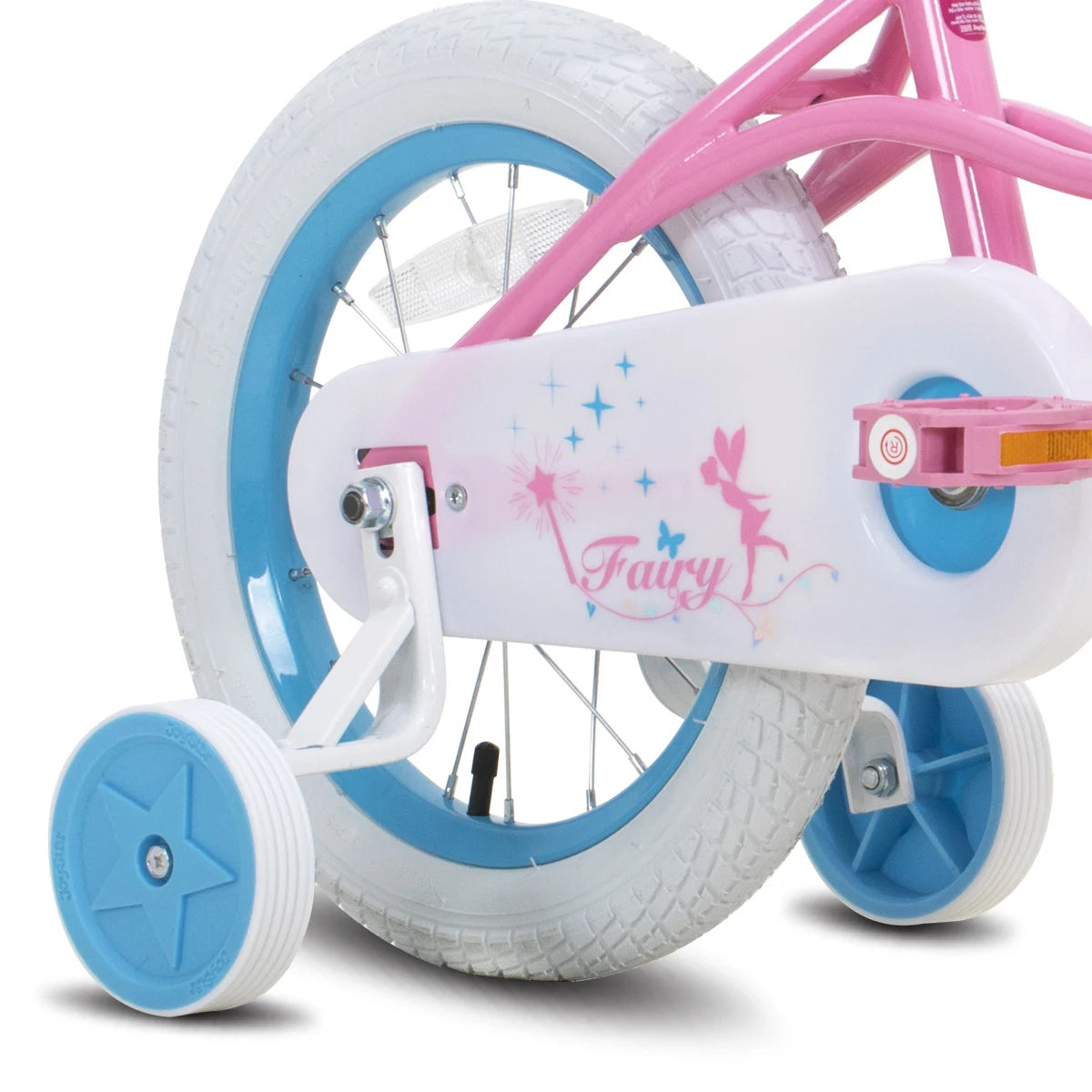 JOYSTAR Fairy Girls Bike for 2-9 Years Old Toddlers and Kids,Kids Bike with Training Wheels, Handbrake and Basket, Toddler Bike