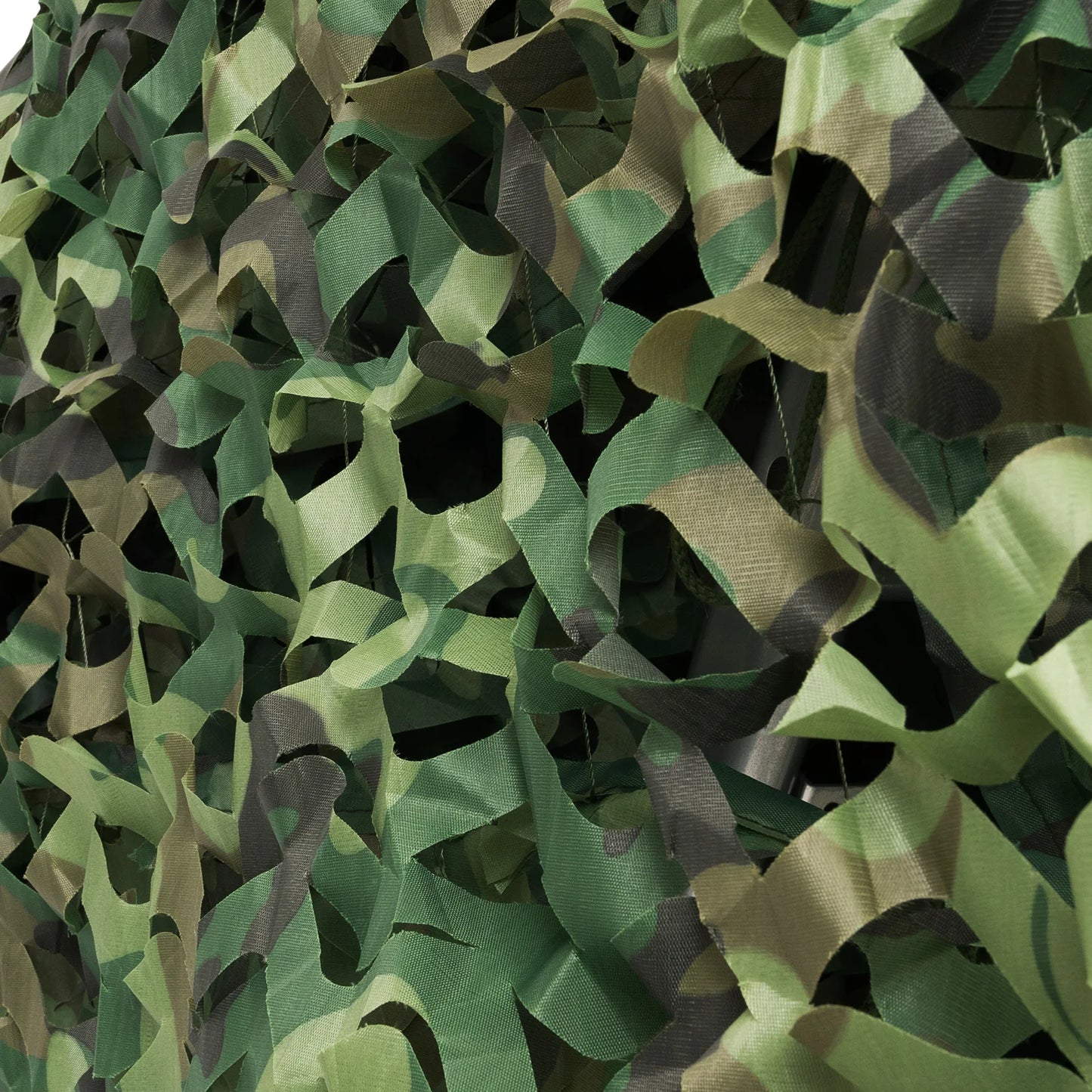 Military Camouflage Net, 6x8m Netting for Hunting Blind, Double Stitched Edge, Lightweight Portable with Ropes