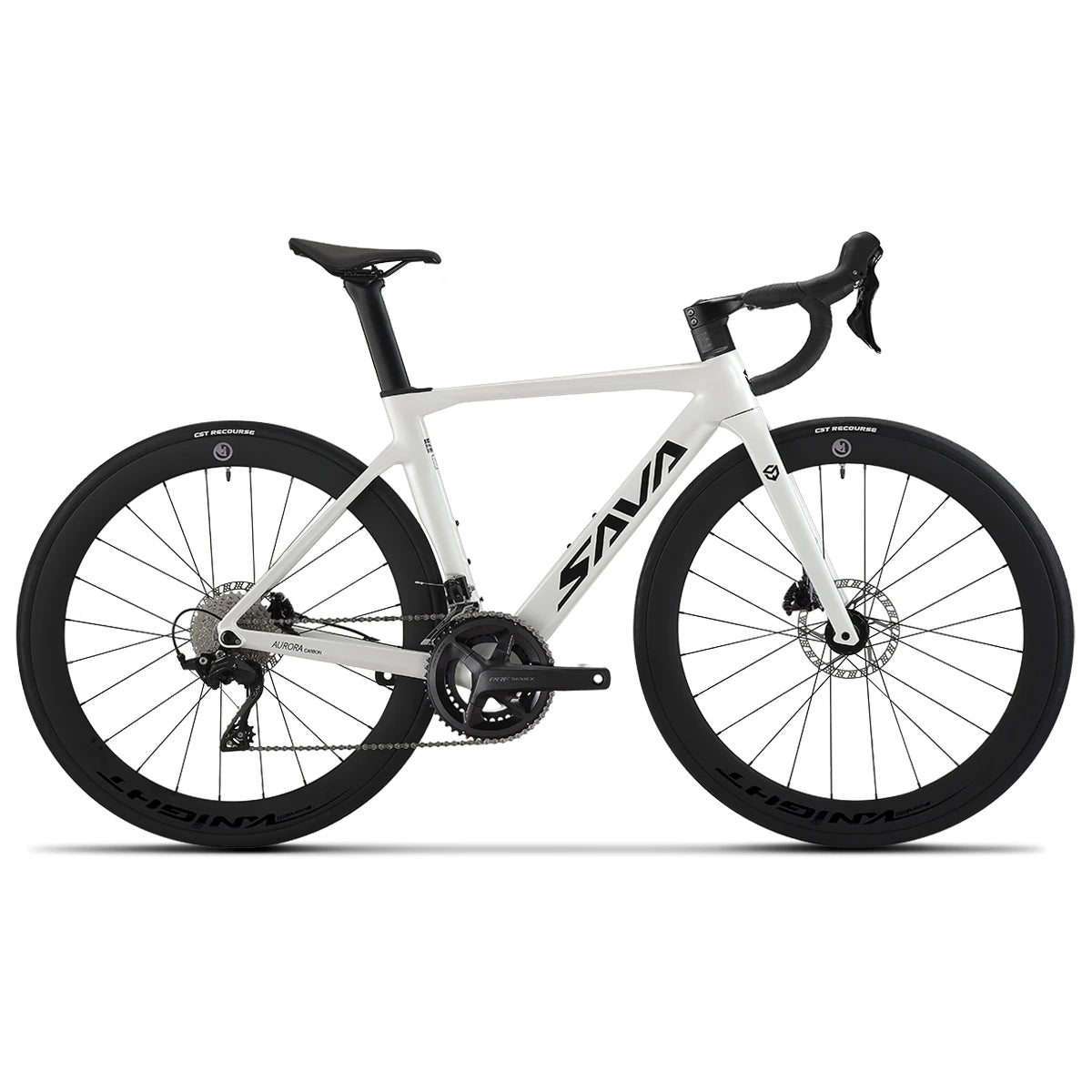 SAVA A7L Pro Carbon Fiber Road Bike, 700C Adult Racing Model, Equipped with Shimano 105 R7120 Groupset, 24-Speed Hydraulic Brake