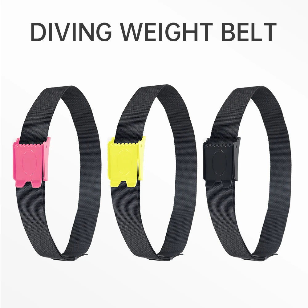 DIDEEP Diving Weight Belt with Quick-Release Buckle & Adjustable Strap-Heavy-Duty Scuba Diving Accessories with Ergonomic Design