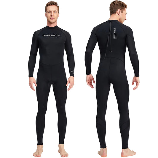 Men Diving Protection Clothes Cold Proof Sunscreen Snorkeling Surfing Swimsuit Warm with Zipper Anti-scratch Outdoor Accessories