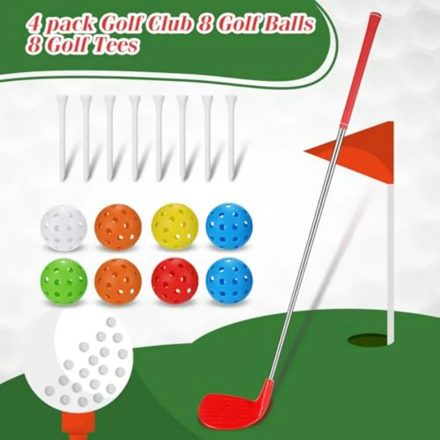 2 Pack 36" Backyard Golf Club Set with Oversize Heads Golf Club for Home Backyard Bucket Game Chipping Clubs Outdoor Indoor Tra