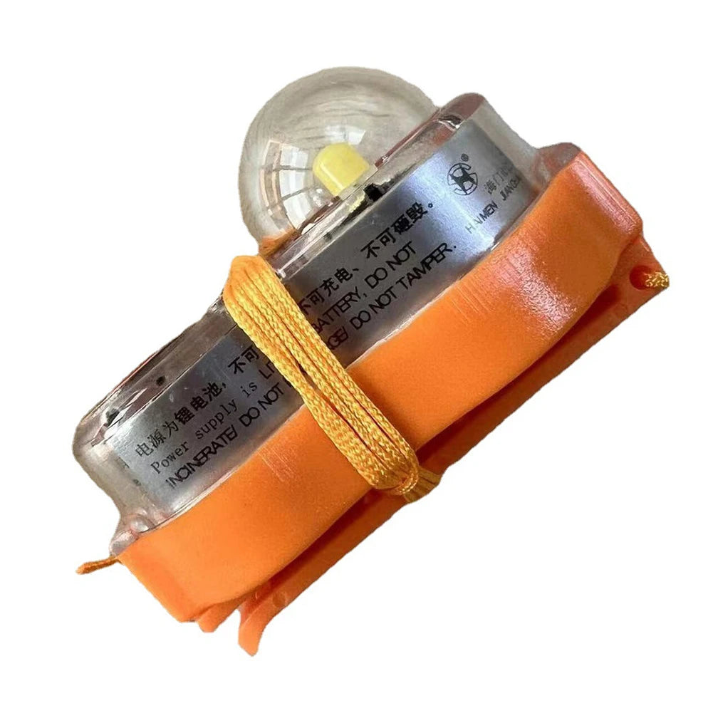 LED Life Jacket Light Energy-Efficient Waterproof Easy Operation Autonomous Switch Lightweight Portable for Swimming Sea Fishing