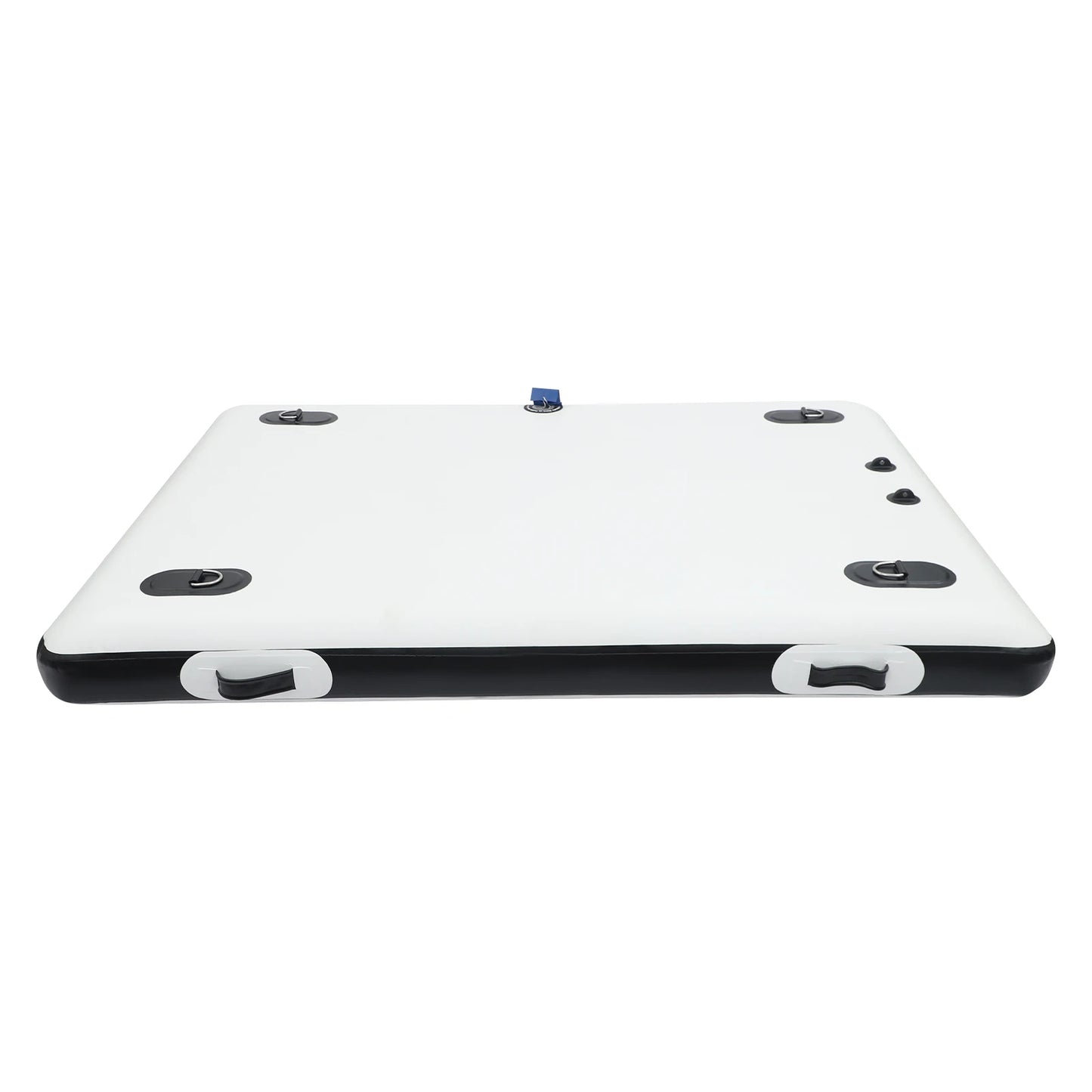 Fishing Floating Platform, 2M Inflatable Boats Folding Design, Portable Canoe Trolley Cart, Compatible with Outboard Motor