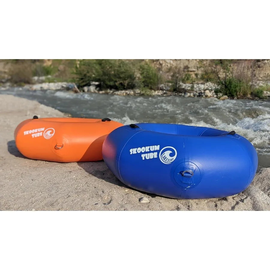 Skookum Tube - Ultra Rugged Snow Tube - Lightning Fast - River Raft Material and Construction - Tow Loop for Snowmobile - Ultima